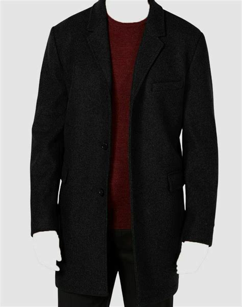 slim fit wool blend topcoat michael kors|Michael Kors Men's Ghent Slim.